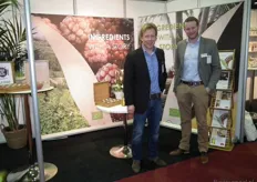 Koen Kromhof en Tom Wiegmans van Tradin Organic Agriculture.