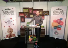 Milko Spee van BetterCandy presenteerde een nieuw merk biologische snoepgoed op de Nederlandse markt: YumEarth Organics.