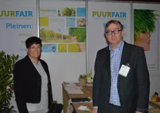 Evelyne van Pamel en Koen Descheemaeker van de beurs PuurFair, een nieuwe beurs voor oa de biosector gericht op de consument. Hij vindt plaats op 30 en 31 mei 2015 in de hal van Expo Haarlemmermeer