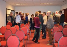 De zaal waar het symposium plaats ging vinden.
