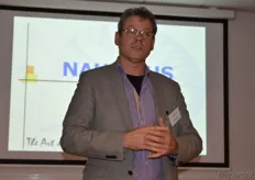 Jan Sweere heet de toehoorders welkom namens Nautilus Organic.