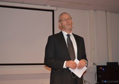 De laatste spreker: Hans Wijnants, wethouder economische zaken en financiën van de gemeente Noordoospolder.