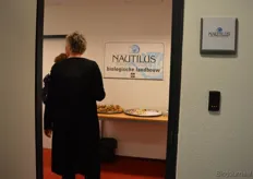 De entree van de nieuwe kantoorruimte van Nautilus.