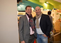 Marco Koemans en Anton Bal van Topquisine BV brachten een bezoek aan de beurs.