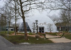 Het Ecodome, voorafgaand aan de officiële opening.
