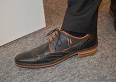 De toepasselijke beursschoenen van Rob.