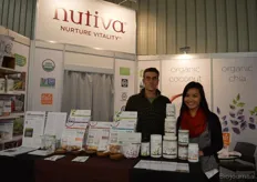 John Roulac en Vivian Shin van Nutiva. Nutiva heeft ook een Nederlandse vestiging, in Rotterdam.