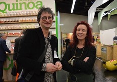 Michel Jansen van de KleinsteSoepfabriek met Ingrid van der Burg-Donselaar van Huize Henricus.