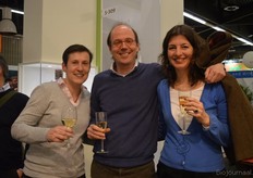 Wilco Schets van De Traay wilde niet alleen op de foto, dus wordt hier vergezeld door Merle en Anita.