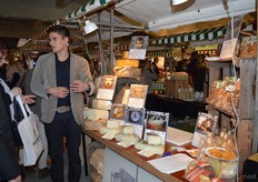 Wouter Renkema stond namens De Kaasfabriek op de beurs.