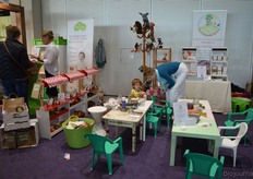 Daar is over nagedacht: Naast Madaga stond 'Heel Gezonde Mama' met een uitgebreide speelhoek.