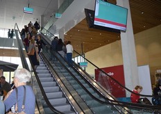 De lezingen en workshops werden op de eerste verdieping gehouden.