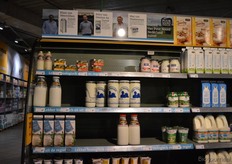 Biologische zuivelproducten. Met daarboven het verhaal van diverse producenten.