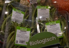 Hollands biologische sperziebonen.