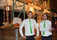 Ook dit jaar presenteerde de Gastvrij Rotterdam weer in samenwerking met Green Leisure het 'Dit Smaakt Naar Meer! Paviljoen. Op de foto de initiatiefnemers Sander Verschuren en Marco Ouwerkerk.