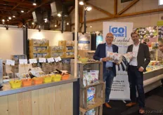 Vincent van Gorkum en Jesse 't Lam staan namens GoPure in België met de nieuwste smaken aan chips
