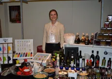 Claudia Hafkamp van 2Food deelde de stand met Mediterrean Treasures om zo iets voor elkaar te kunnen betekenen in de foodservice en detailhandel.