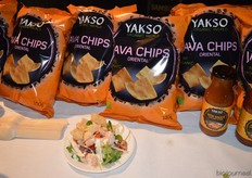 Uiteraard kon men hier ook proeven van een gerechtje, gemaakt met Yakso-producten.