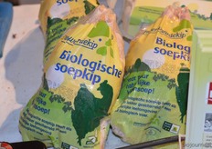 Bij hem konden bezoekers onder meer terecht voor meer informatie over de biologisch soepkip.