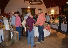 De hele avond door bleef het druk.