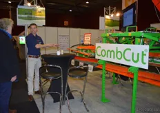 Martin Heerema stond met Heerema Agri-Service, importeur van de CombCut voor het eerst op de Bio- beurs. De Combcut is ontwikkeld voor vollevelds onkruidbestrijding.