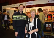 Ook Peter Pipping en Anneke van Hootegem van De Grote Verleiding in Kruiningen brachten een bezoek aan de Bio-beurs.