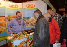 Het Duitse bedrijf Soto liet bezoekers weer proeven van hun biologische en vegetarische hapjes.