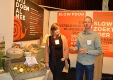 "Luuk Schouten (Tuinderij Eyckenstein) en Eelke Boswijk (Slow Food) vestigen de aandacht op de Soesterknollen. "Die zijn onderdeel van de ark van de Smaak."