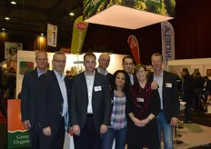Het team van GreenOrganics: Edwin From, Jan Groen, Olaf Borgers, Gerard de Pee, Mery Antonius, Robert Blok, Bianca Boons-Hagenvoort en Hans van der Stok.