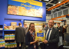 "Moniek Wisse en André Adamse: "Niet biologisch, wel duurzaam." Schaap heeft de bio-producten in Nederland gelaten."