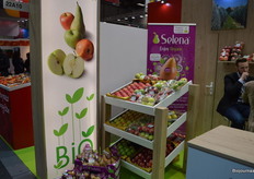 De Selenapeer is geteeld uit de Escande en puur bedoeld voor de teelt van dit biologische hardfruit.