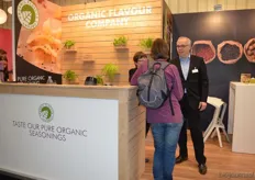 Oeble Kempenaar stond namens Organic Flavour Company op de beurs.