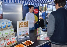 Emma Liefferink stond namens 2Food op de Open Dag.