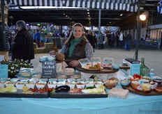 Tessa Luteijn liet proeven van de vele verschillende producten van Florentin.
