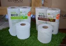 Dit biologisch afbreekbare toiletpapier is er in twee varianten: chloorvrij gebleekt en 100% ongebleekt.