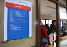 Bij elke afdeling hing in het kader van de open dag een poster met meer informatie.