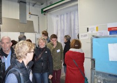 Daarbinnen is het zo koud (-24 graden) dat de meesten het niet heel lang volhielden.