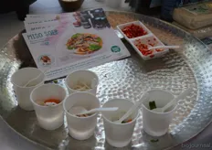 Bij Kirsten konden bezoekers proeven van verse miso soep.