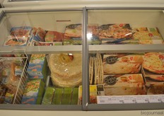 Nog meer keuze aan diepvriesproducten, onder andere een lekkere pizza.