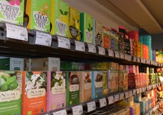 ...met van verschillende merken een breed assortiment...