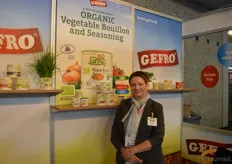 Het Duitse familiebedrijf Gefro presenteerde haar bio-lijn met groentenbouillons en kruidenmixen en sauzen. Sonja Kiechle vertelde dat het bedrijf graag ook de Nederlandse markt wil gaan beleveren.