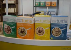 Er zijn vier varianten: turtle Porridge Bio Superfood Gluten free, turtle Porridge Bio Classic Gluten free, turtle Porridge Bio Classic en turtle Porridge Bio Seedy.