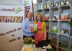 Nog meer Nederlanders: Dennis en Katja Bastiani presenteerden de gloednieuwe biologische glutenvrije ontbijtproducten van The Muesli Up Company.