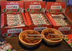 De Rawsage is 's werelds eerste rauwe en vegan worst.