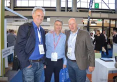 Een gemengd gezelschap: Pieter Veldman (MEM Benelux), Renno van Dijk (Berrico FoodCompany) en Koen Bouwman van DO-IT.