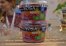 Ze had ook diverse nieuwe producten bij van Yosa, waaronder deze Sport-variant met extra proteïnes.