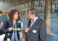 Wilma van den Oever (GroentenFruit Huis) en Boudewijn Taminiau (De Zaai-Ster).