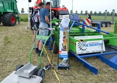 Ook Mechanisatiebedrijf De Nieuwstad ontbrak niet op de Biologische Velddag.