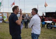 Rechts Kees van Zelderen (o.a. Biohuis).