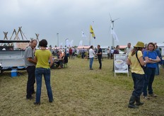 Tussen alle activiteiten door was er ook voldoende gelegenheid om bij te praten.